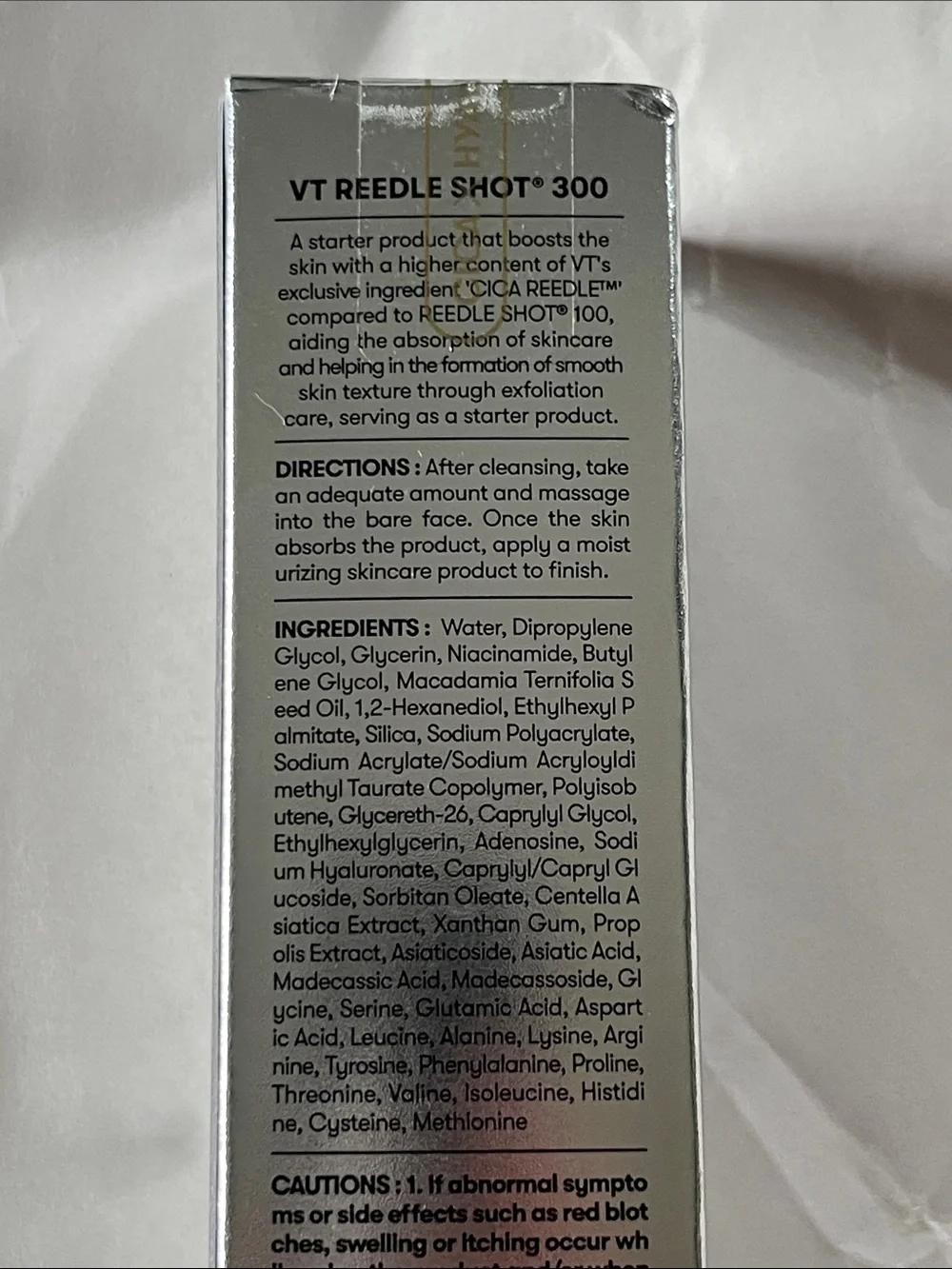 VT Cosmetics Reedle Shot 300  50mL - Brand New!